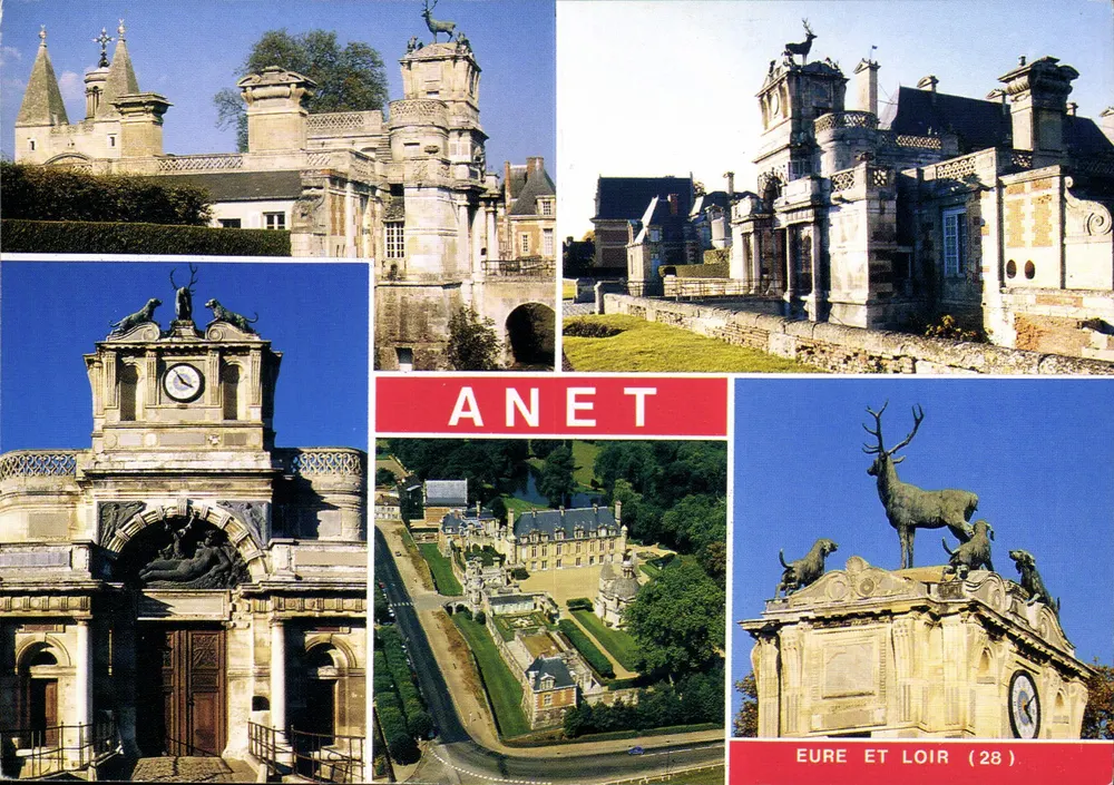 Anet — Castelo e monumentos — Éditions Dubray, n° C 212/28 - Frente