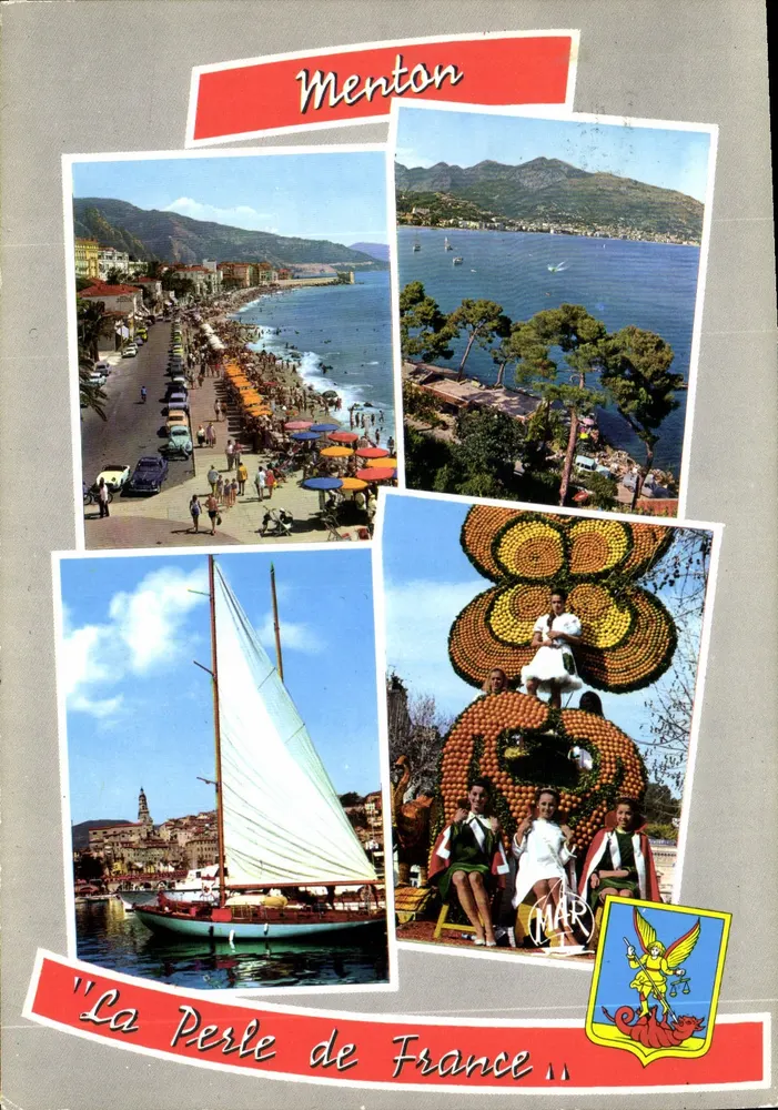 Menton — 'La Perle de France' — Éditions MAR - Frente