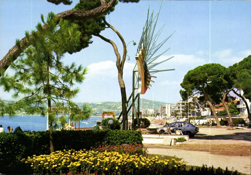 Juan-les-Pins — A Pinède — Litografia Seven Verona Itala - Frente