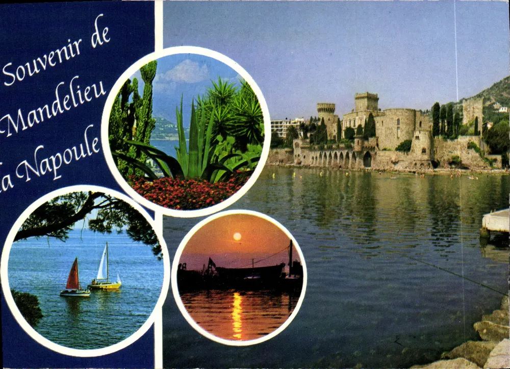 Mandelieu-la-Napoule — Allgemeiner Blick, Das Schloss — Edition Y.P.A. n° 067/70 - Vorderseite