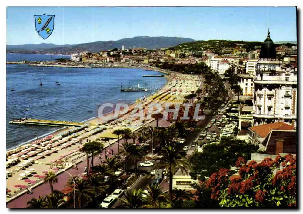 Cannes — A Croisette e o Suquet — Edições M.A.T.I.S. n° 85-36-20 - Frente