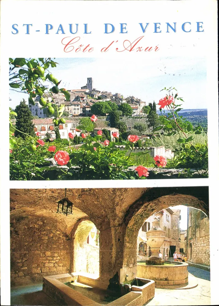 St-Paul de Vence — Côte d'Azur — foto M. Ajuria & R. Palomba - Frente