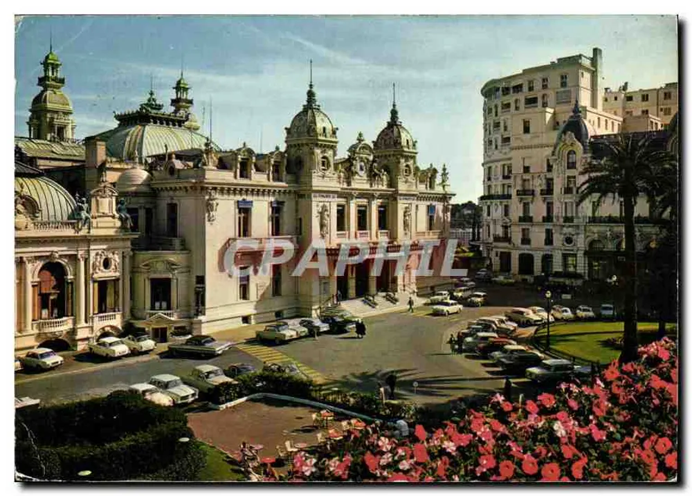 Monaco — Das Casino und das Hotel de Paris — Edit. AJAX, Monaco - Vorderseite
