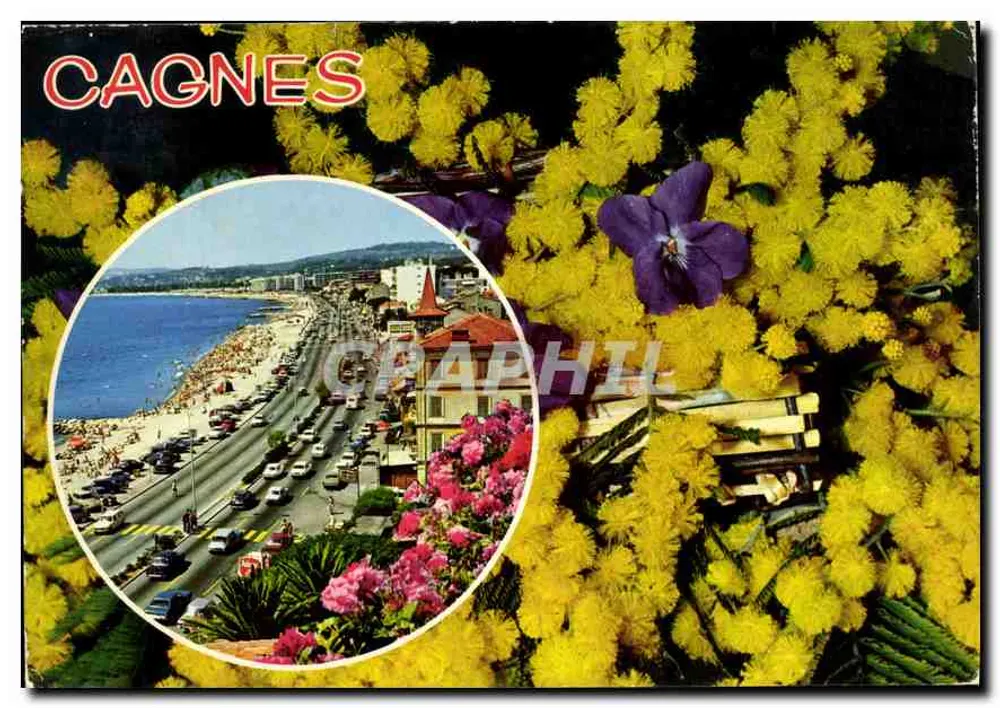 Cagnes-sur-Mer — Aussicht von der Küste — Les Editions Gilletta - Vorderseite