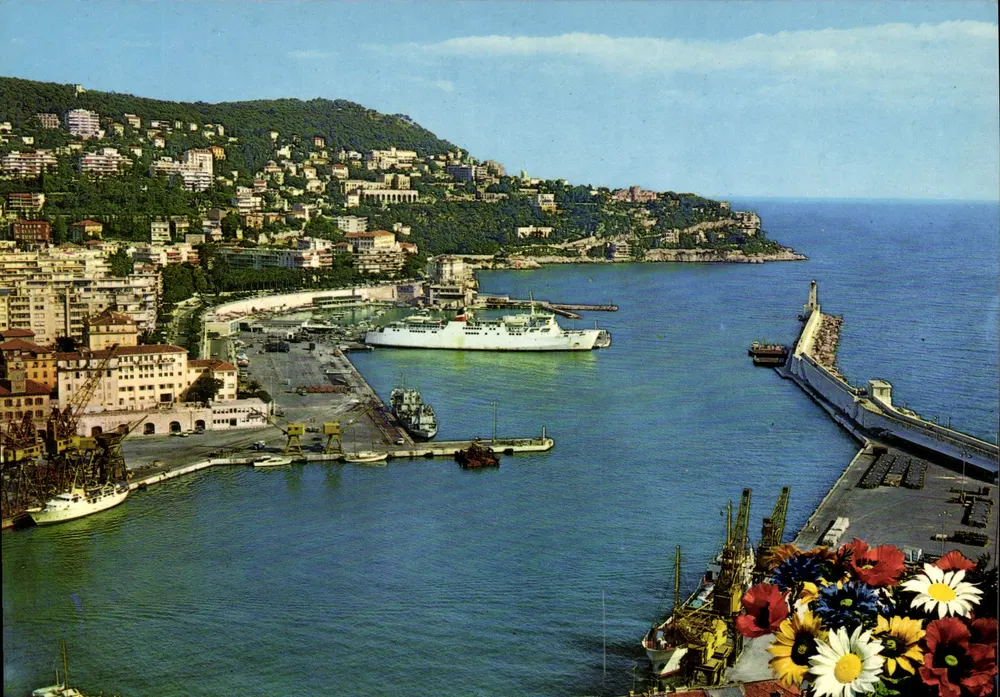 Nice - Côte d'Azur — Der alte Hafen und der Mont Boron — Éditions GILLIARD, Nice - Vorderseite