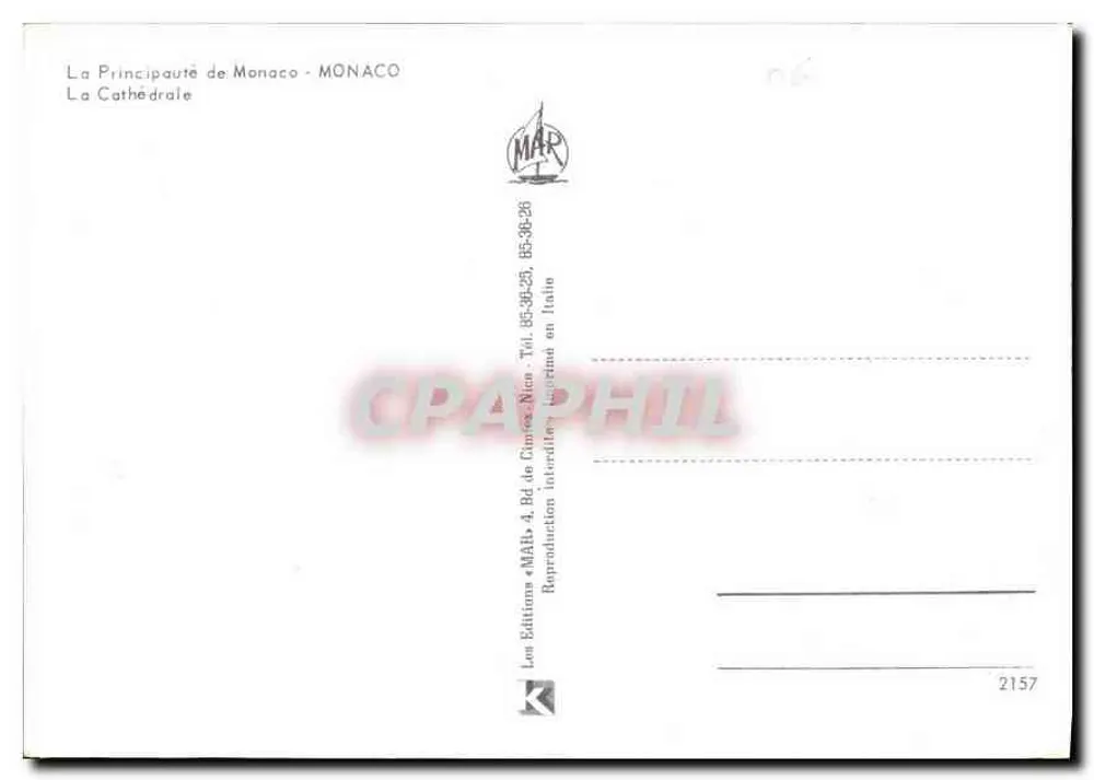 De Kathedraal — Monaco — Edities MAB - Achterkant