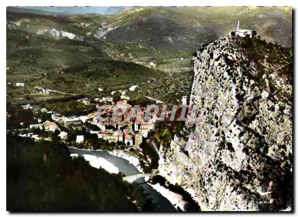 Castellane — Allgemeiner Blick und Notre-Dame du Roc — Lapie Edition - Vorderseite