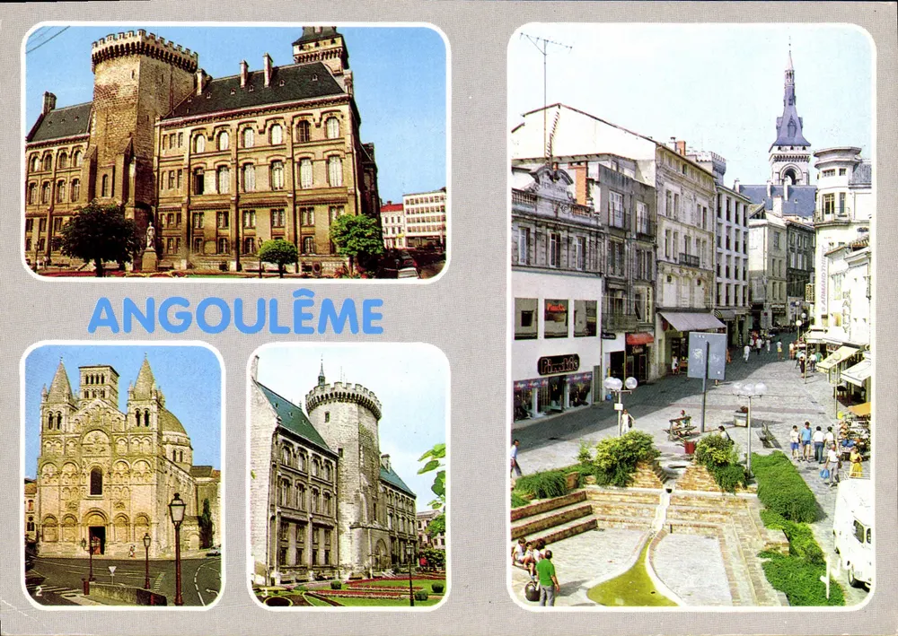 Angoulême — vista da cidade — Éditions d'art Yvon - Frente