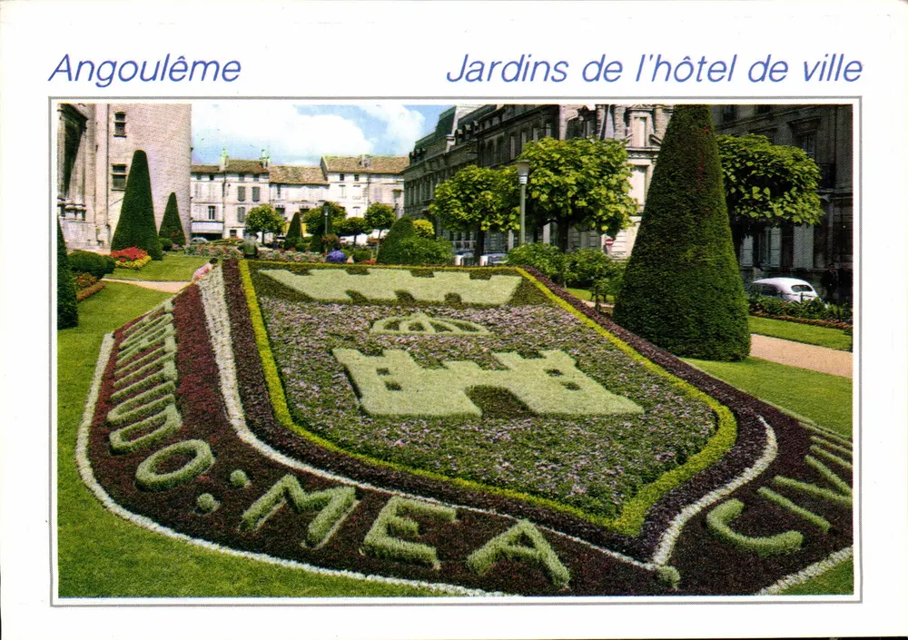 Angoulême — Gärten des Rathauses — ARTAUD Frères - Vorderseite