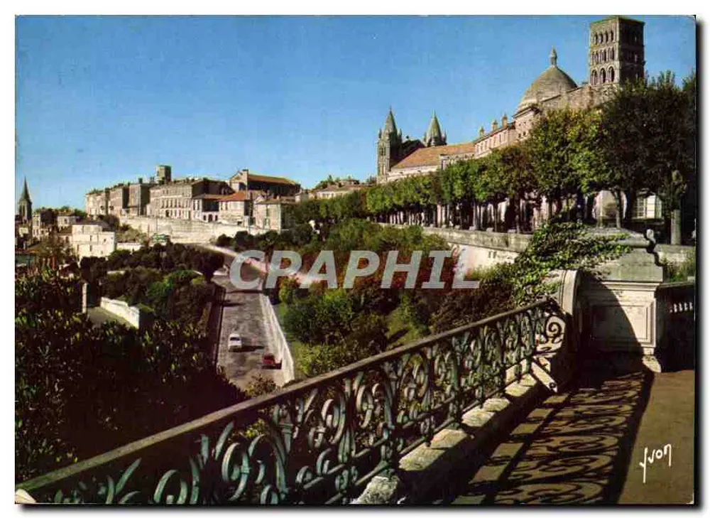 Ansicht der Kathedrale von Angoulême — Nr. 16 - Vorderseite