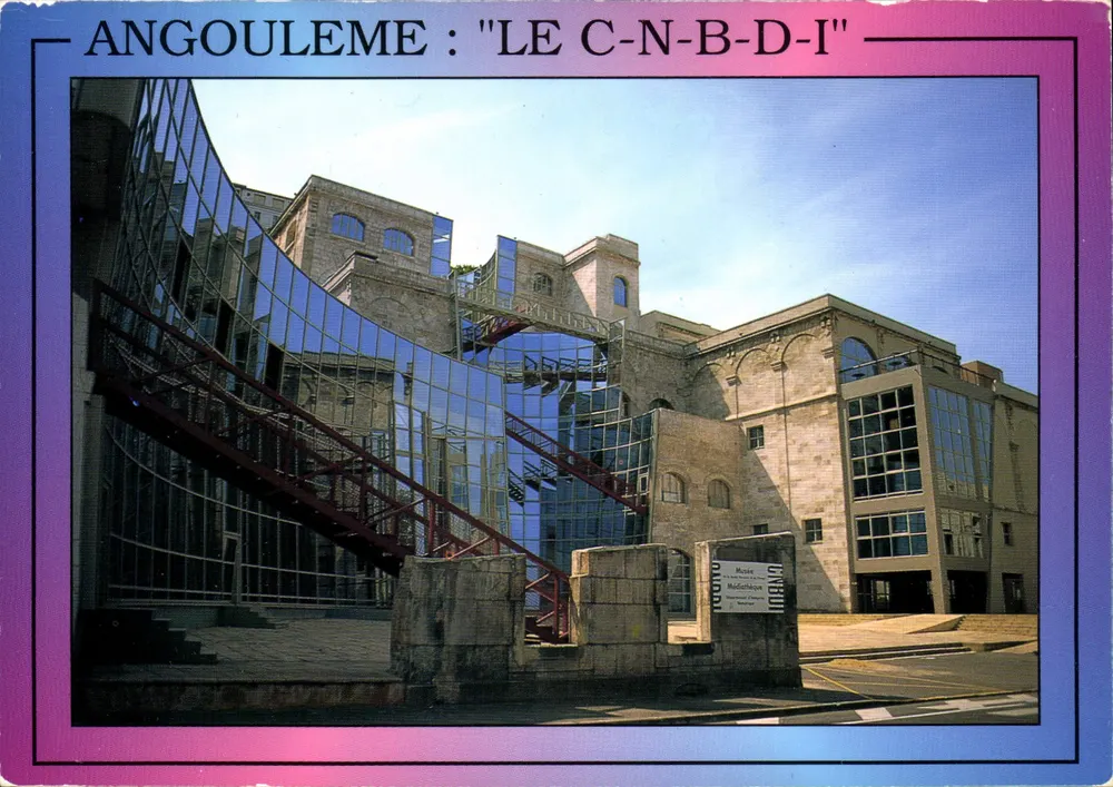 Angoulême : "Le C-N-B-D-I" — Mittelaltermuseum — Foto C. ZINDEL - Vorderseite