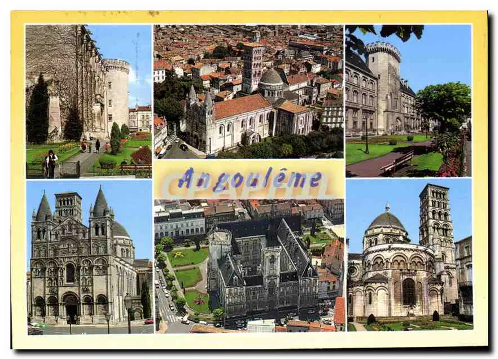 Angoulême — vista panorâmica dos monumentos — CPAPHIL - Frente