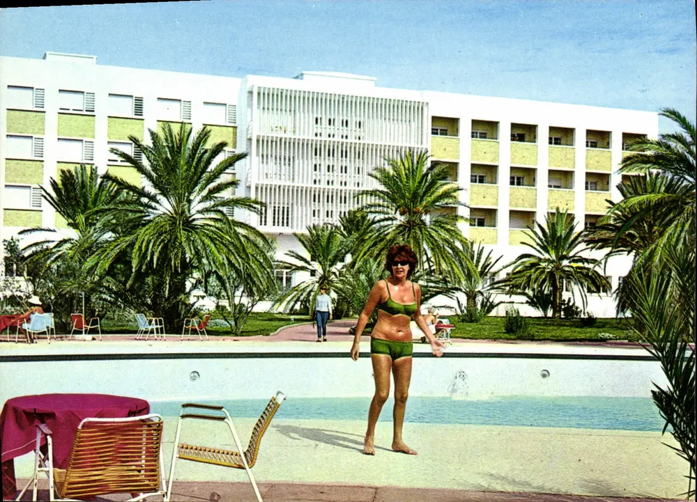 Hotel Jugurtha — zwembad — Gafsa, uitgever Gafsa - Voorkant