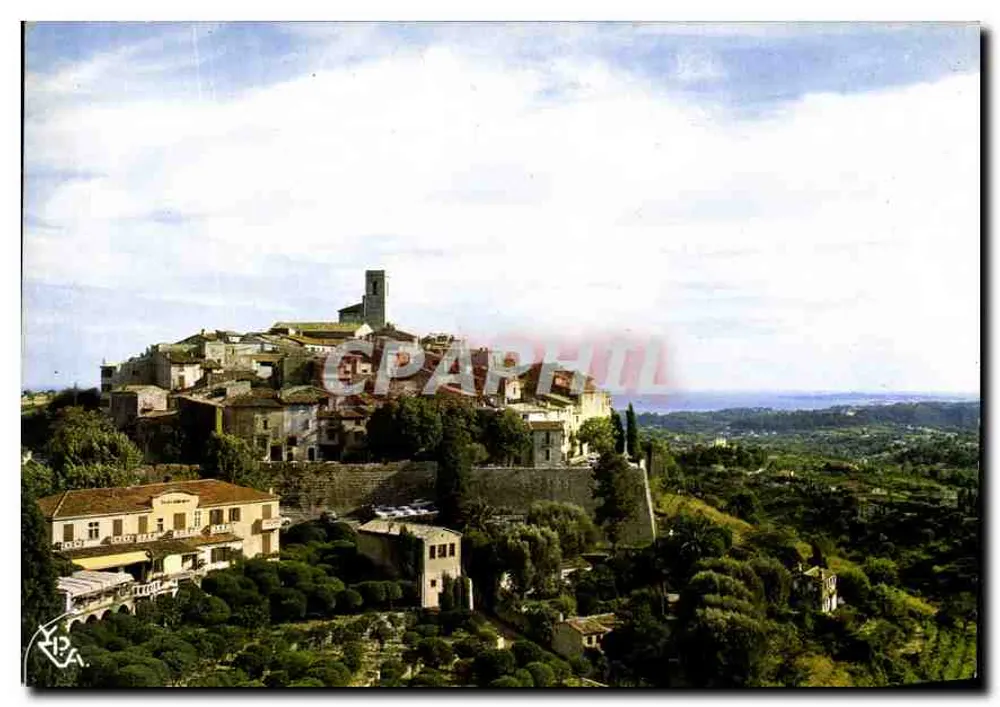 Panoramablick auf das Dorf — Au Soleil de la Côte d'Azur — Edition Y.P.A. Nr. 201 - Vorderseite