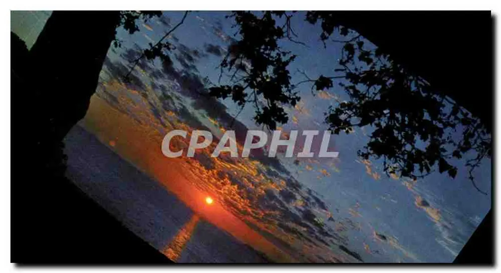 Pôr do sol — A Costa do Azul — Edições Rella - Frente