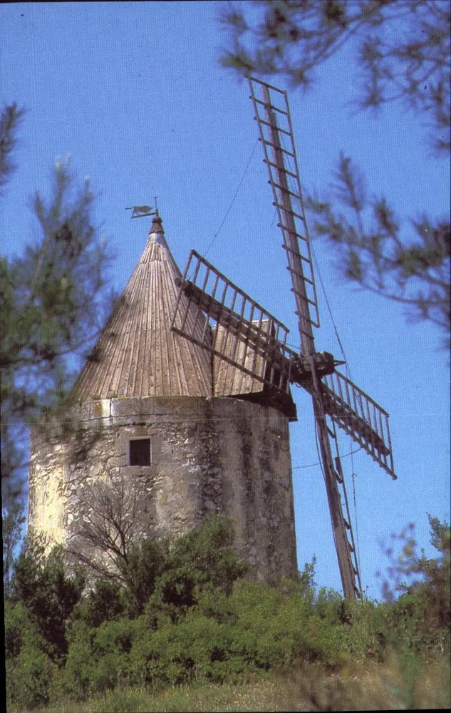 O Molino de Daudet — Auriac-sur-Volane — Foto Rancurel - Aiguemortes, B. 1/08 - Frente