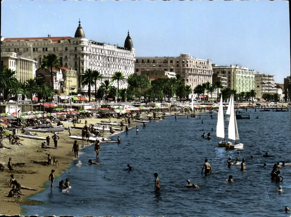 Cannes - Die Strandpromenade, die Croisette und die großen Hotels — Éditions S.E.P.T. 33, Ba Gorbella - Vorderseite