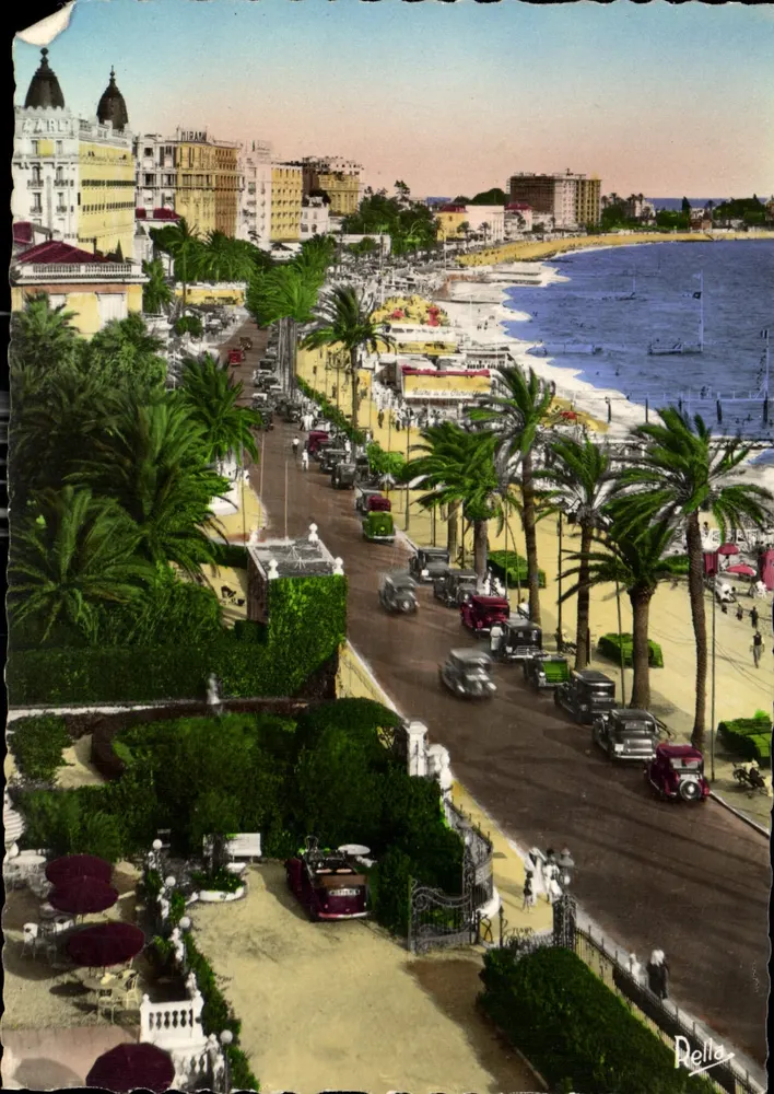 Cannes - Die Promenade de la Croisette — Éditions Rella, Nr. 25 - Vorderseite
