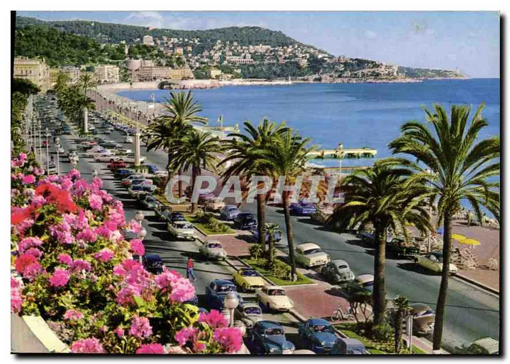Nice - A Promenade dos Ingleses — vista panorâmica - Frente