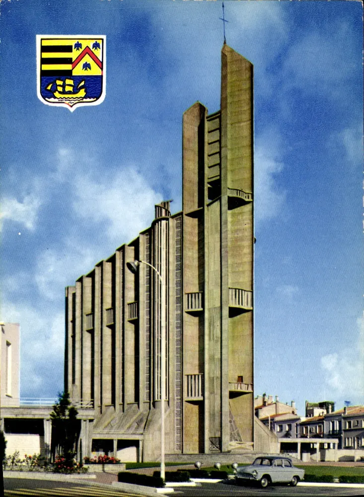 Glockenturm der Kirche Notre-Dame — Südseite — Arum-Éditions, Bordeaux - Vorderseite
