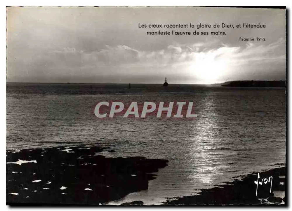 Pôr do sol sobre o mar — Royan (Charente-Maritime) — Éditions d'Art, Paris - Frente