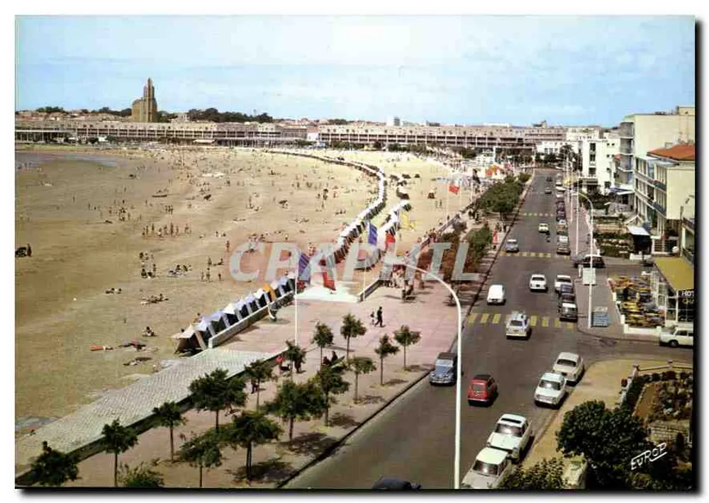 Royan - Die Strandpromenade und Bd Garnier — Ansicht des Hotels Family — Édition de l'Europe, Sarreguemines - Vorderseite