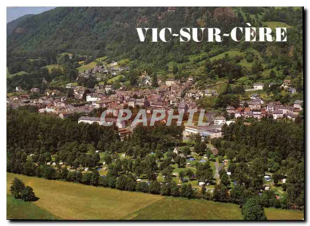 Vic-sur-Cère — vista aérea — Éditions Levallois - Frente