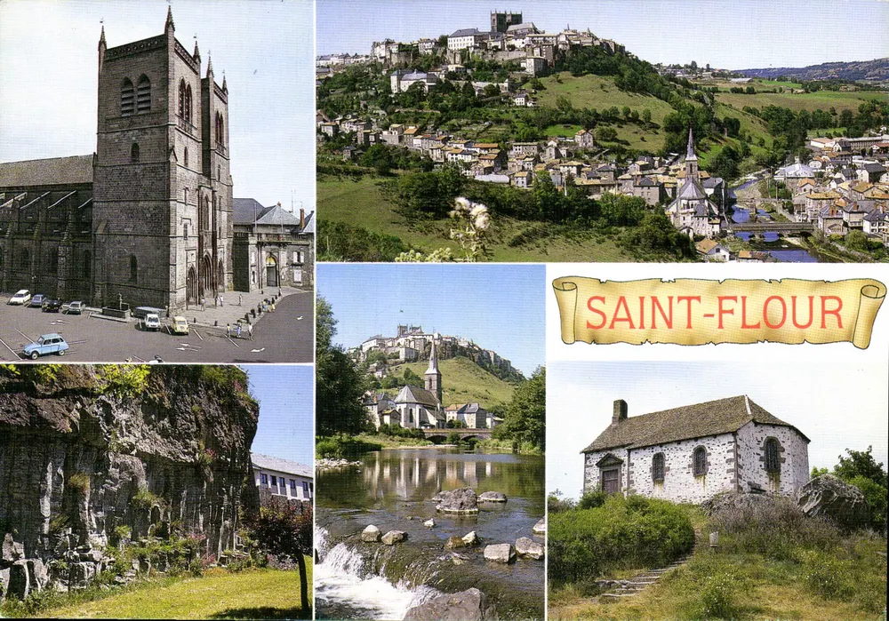 Saint-Flour — vue générale et sites — Éditions Bos - Recto