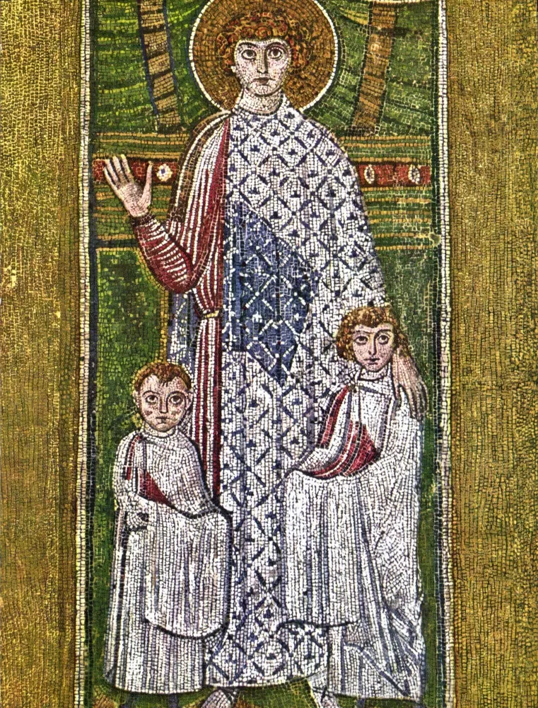 Mosaik des Heiligen Demetrios — Thessaloniki — Ausgabe C. G. Trimboli - Vorderseite