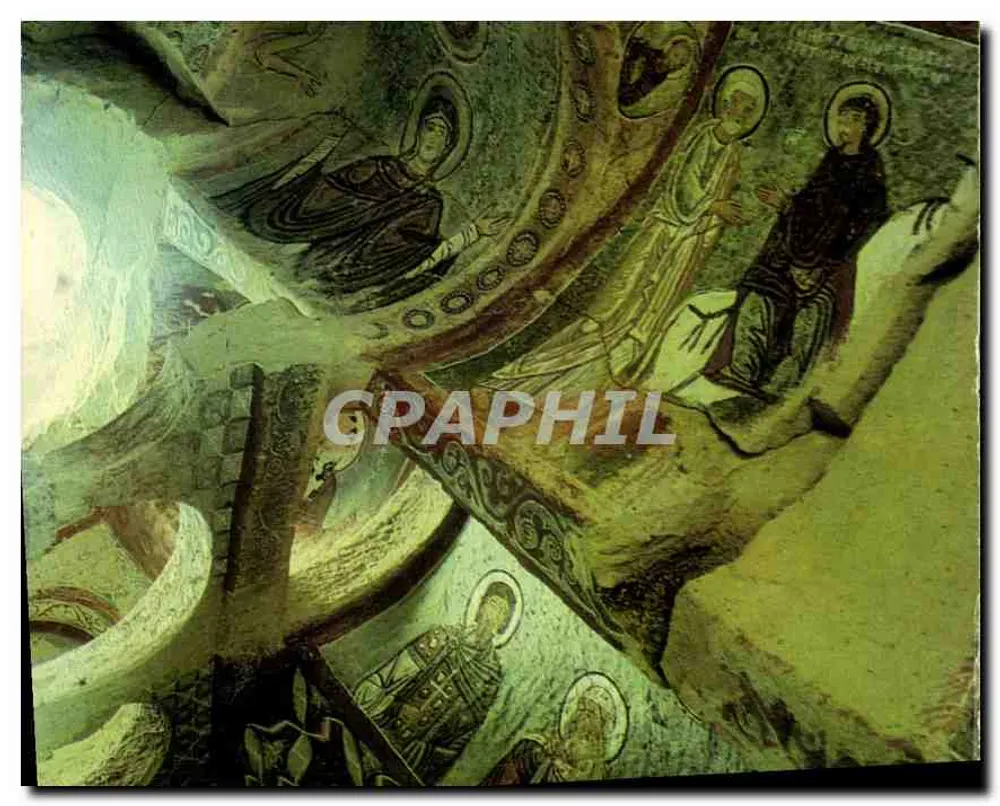 Interior da igreja bizantina de Göreme — Turquia — editor Keskin Color, n° 659 - Frente