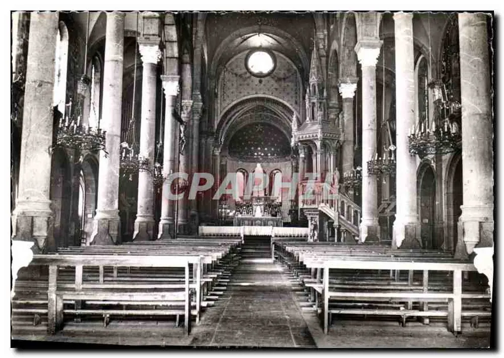 Innenansicht der Basilika Notre-Dame de La Salette — Pilgerung von La Salette — Photographie Andriveau - Vorderseite