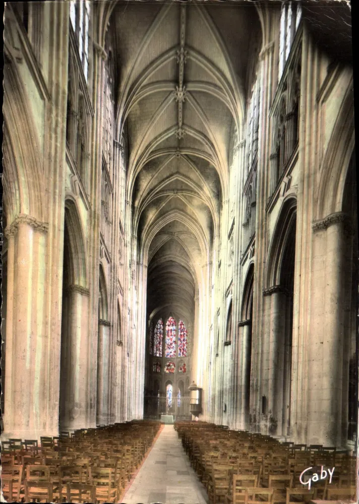 Die große Nave der Kathedrale Saint-Gatien — Tours — Editions Gaby - Vorderseite
