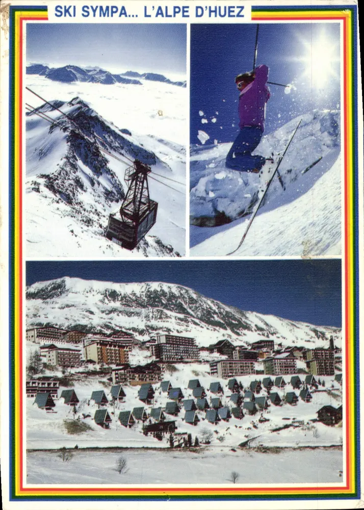 Schöner Ski... Die Alpe d'Huez — Editions R. Hemon, Toulouse - Vorderseite