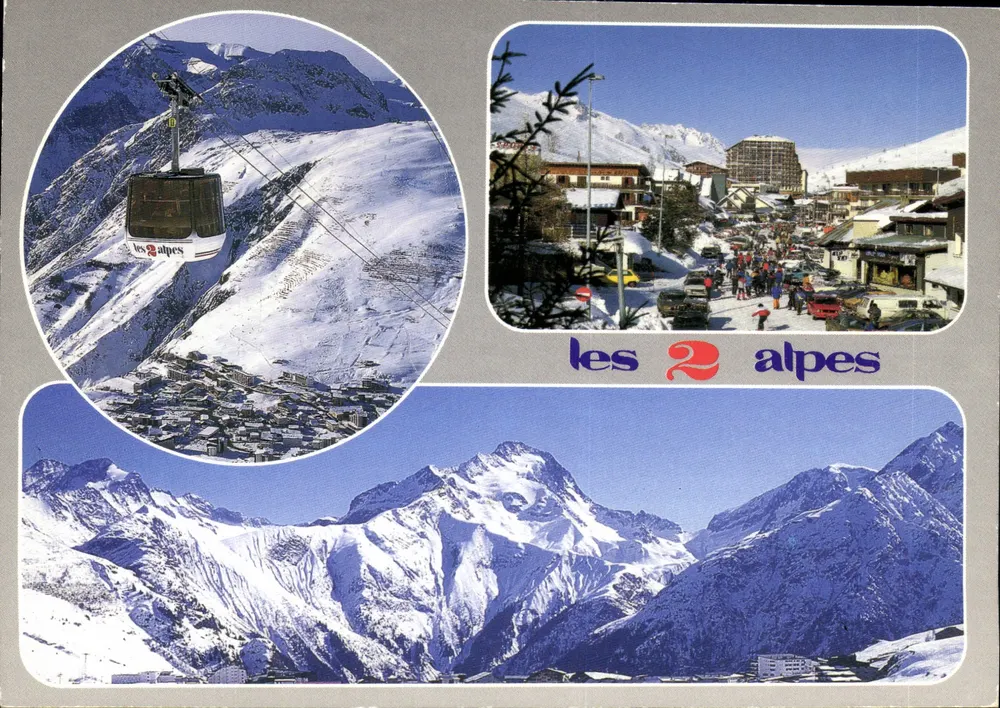Les 2 Alpes — Skistation — POMA - Vorderseite