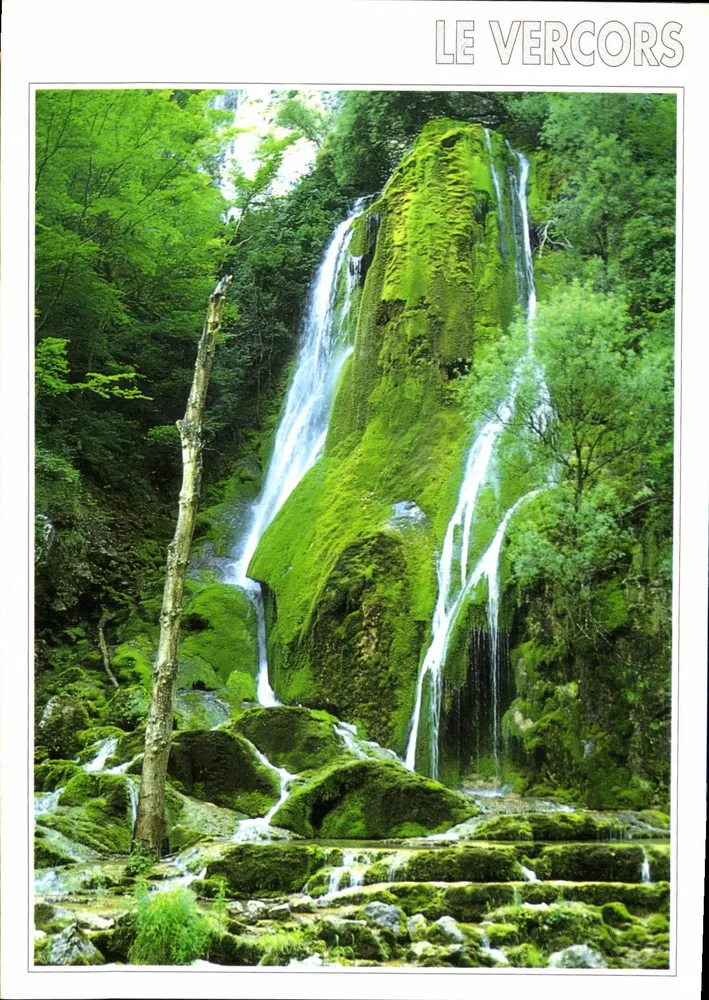 Grüne Wasserfall — Le Vercors — Plastique Editions, Grenoble - Vorderseite