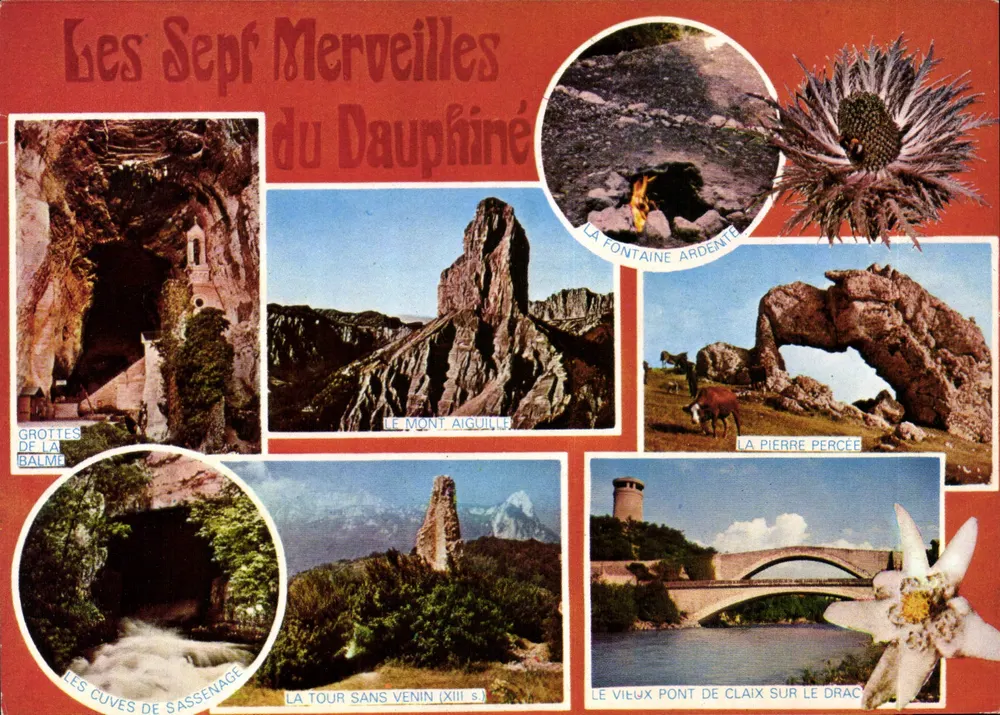 As Sete Maravilhas do Dauphiné — Edições e Impressões Combier / Mâcon - Frente