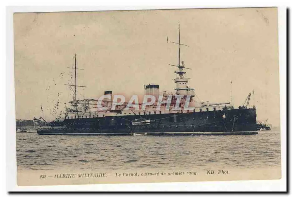 Le Carnol — Schlachtschiff erster Klasse — Militärmarine — ND. Phot. - Vorderseite