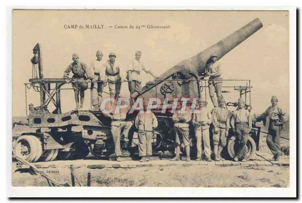 Camp de Mailly — 24. Kanon — Cie des Éditeurs - Vorderseite