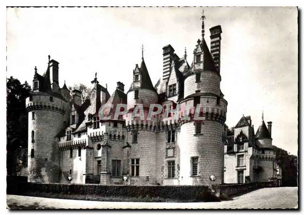 Schloss Rigny-Usse — Ostseite — Verlag G. Guetin in Tours - Vorderseite