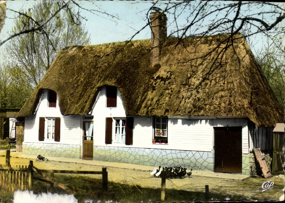 Normannische Haus mit Schieferdach — 1594 — Cie des Arts Photomécaniques - Vorderseite