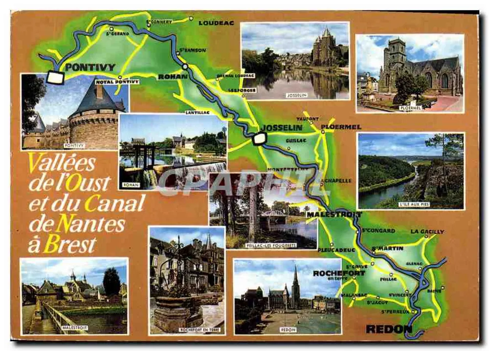 Täler des Oust und des Kanals von Nantes nach Brest — Les Éditions du Gabier - Vorderseite