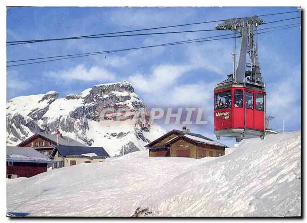 Melchsee-Frutt — Schneeberg und Seilbahn — Verlag Engelberger, Nr. 7124 - Vorderseite
