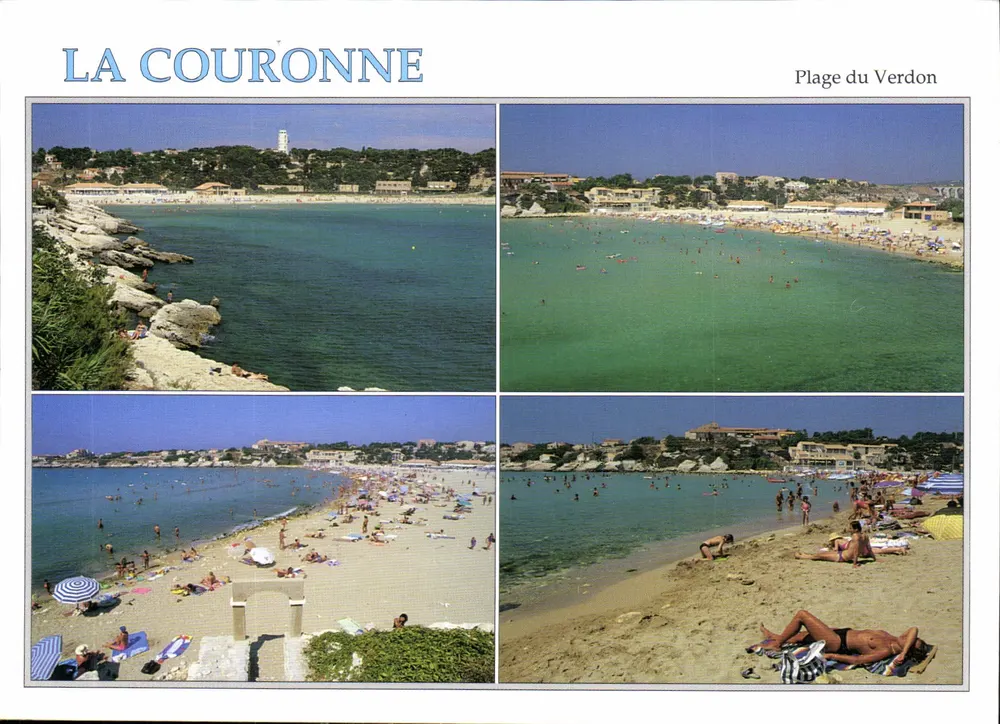 Die Krone — Strände von Verdon — Ausgabe 13°DY, Bd National, Marseille - Vorderseite