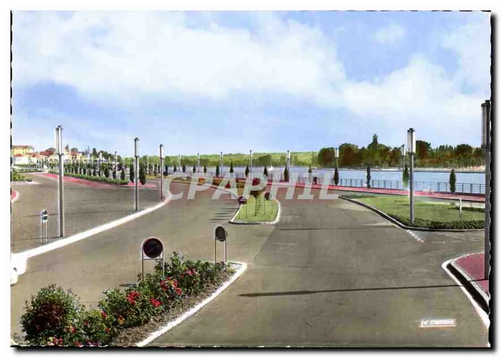 Ansicht des Sees und des Boulevards de Vichy — Éditions de Vichy (Allier) - Vorderseite