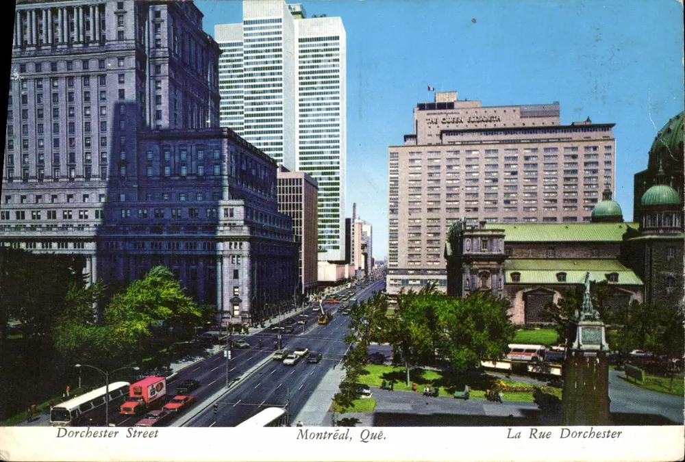 Montréal, Québec — Dorchester Street — Verlag Plastichrome - Vorderseite