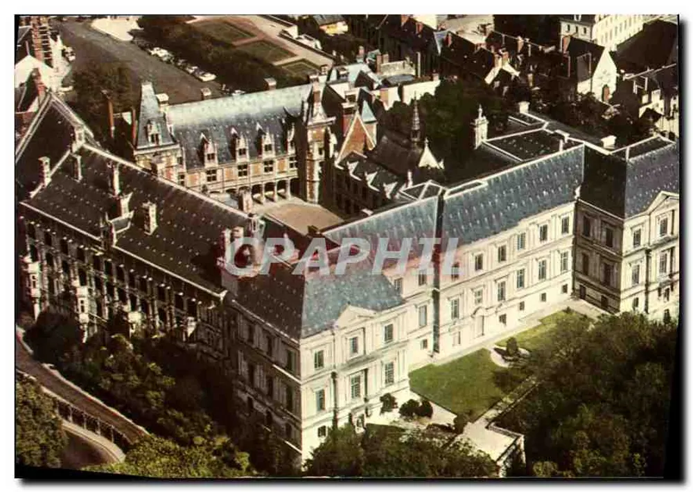 Blois — Schloss — Luftbild — Caisse nationale des monuments historiques, Paris - Vorderseite
