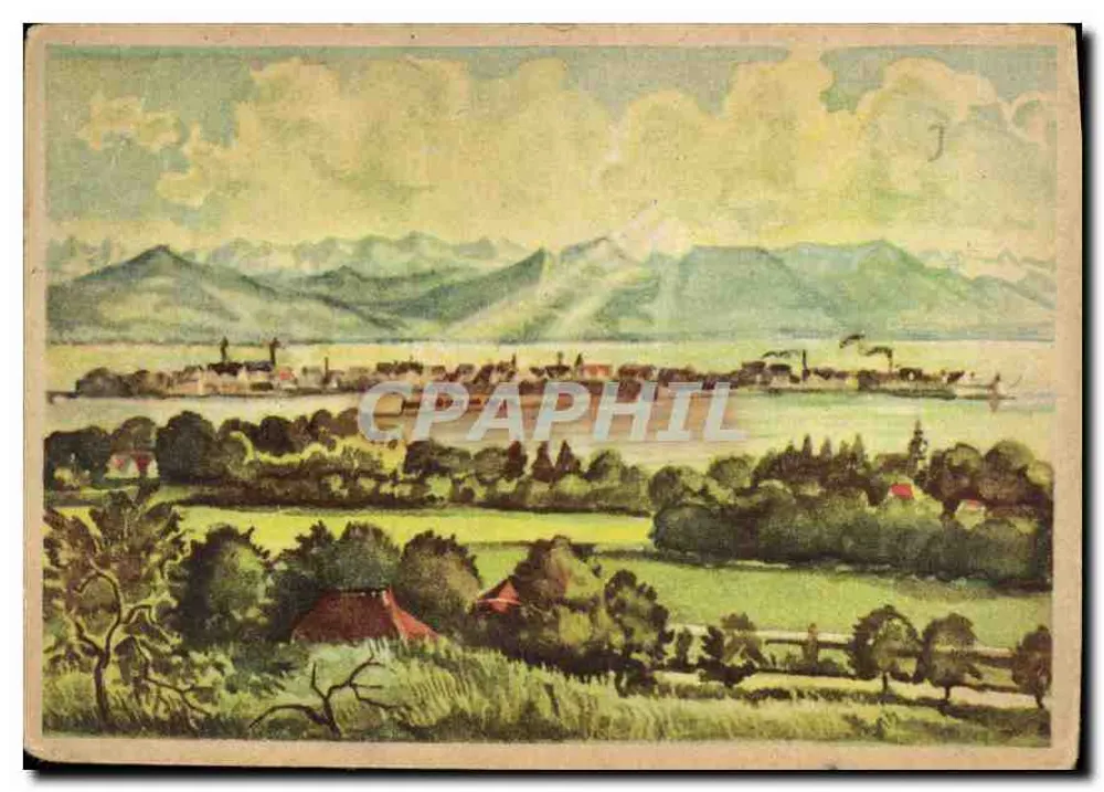 Lago de Constança perto de Lindau — vista do Hoyerberg — Gebhard Braun - Frente