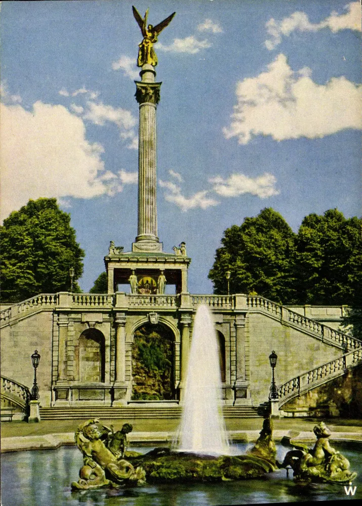 Munich - Angel of Peace - Anioł Pokoju — wydawca Witzig, nr 134 - Awers