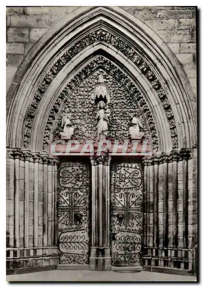 Portal der Elisabethkirche in Marburg (Lahn) — Verlag: W. Wolff, Fotografie - Vorderseite