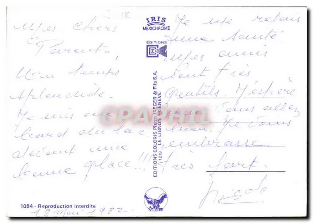 Geneva-La Roseraie — Jardim de rosas e fontes — Edições Coloris - Verso